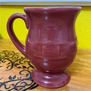 Longaberger Deep Red Ceramic Mug